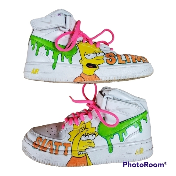 nike air Other - Simpsons Nike Air High Top Sneakers 5Y  Vivid colors 2015